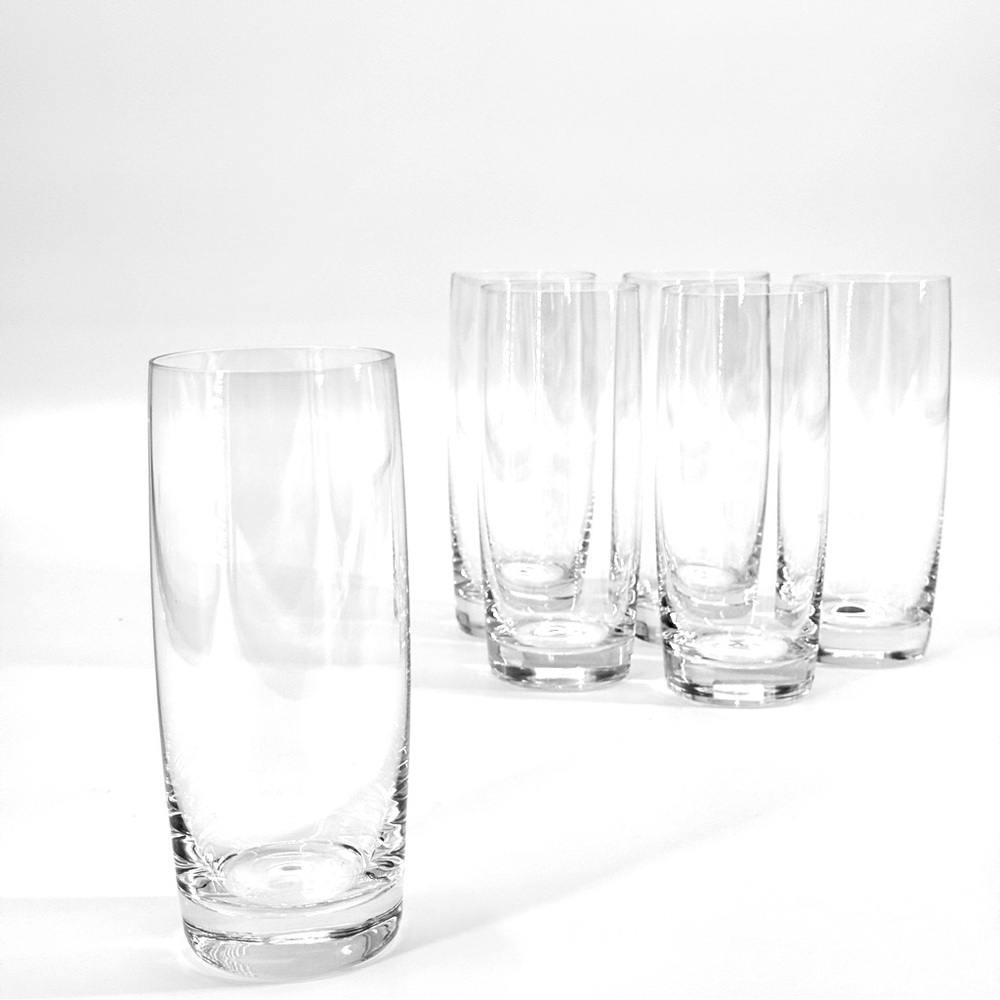 VTG Nachtmann Crystal Highball 10oz Tumblers Set of 6 Glasses